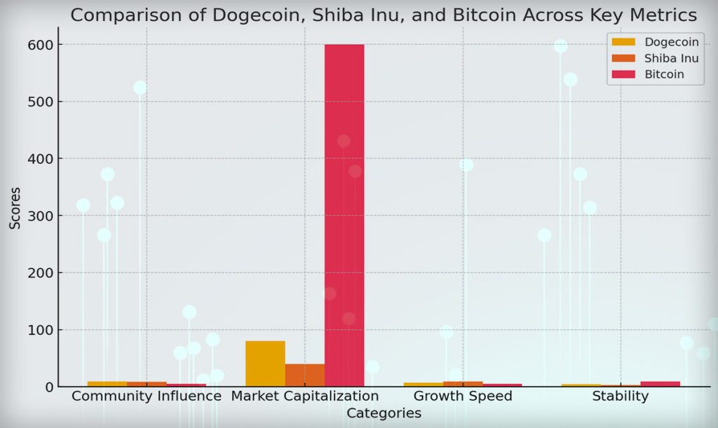 Popular Memecoins In The Market Comparison